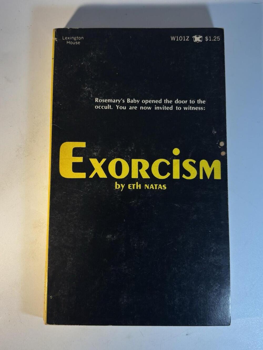 EXORCISM By Eth Natas & Eth Natas Lexington House RARE HTF 1972